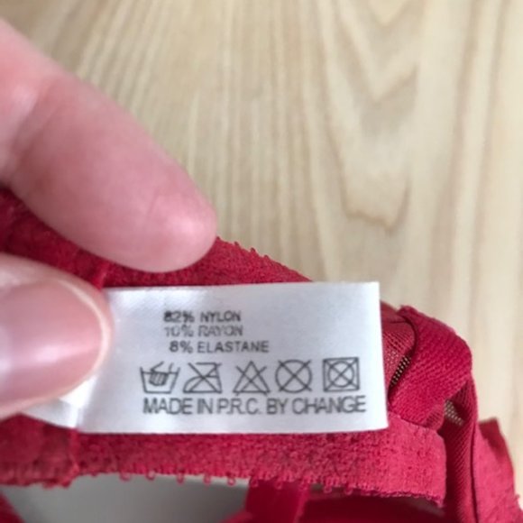 Red Lace Push-up Bra NWOT ~ 32B - Picture 11 of 12